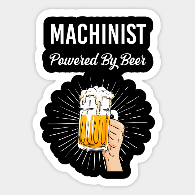 Beer Machinist Sticker by Happy Life